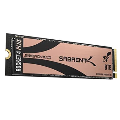 SABRENT Rocket 4 Plus 8TB NVMe SSD M.2 PCIe Gen4 x4 | Ultra-High Capacity Internal Drive | 7000MB/s Read | Ideal for Gaming, Video Editing & PS5 Expansion (SB-RKT4P-8TB)
