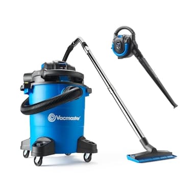 Vacmaster WD18 AG+ Garden & Artificial Grass Vacuum Cleaner with Detachable Handheld Garden Leaf Blower. Outdoor Wet & Dry Vacuum for Astroturf, Patios, Decking and Outdoor Areas. 1500W, 18 Litre