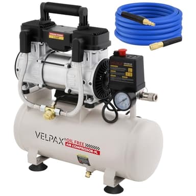 9L Air Compressor, 1100W/1.5HP Portable Air Compressor, Oil Free 190L/Min@7Bar| Low Noise with 60dB | Compact & Portable for Tyre Inflation, Paint Spraying, Nail Guns & Air Tools