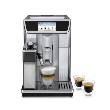 De'Longhi Primadonna Elite Experience ECAM650.85.MS Automatic Bean to Cup Coffee Machine, Stainless Steel, 1450 W, 1 Liter, Silver [Energy Class A]