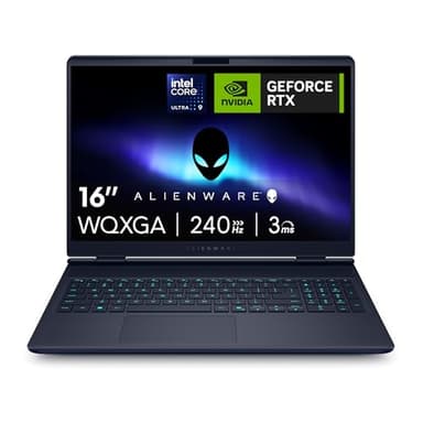Alienware 16x Aurora Gaming Laptop AC16251 16" WQXGA 240Hz G-Sync, Intel Core Ultra 9 275HX, NVIDIA GeForce RTX 5070, 32GB RAM, 1TB SSD, Windows 11 Home, RGB UK Keyboard - 1 Year Alienware Care