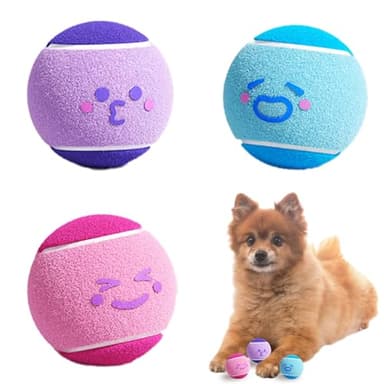 Alwodici 3 Pack Dog Tennis Balls Toy 3.8cm Mini Bounce Dog Ball Interactive Dog Rubber Toy Balls Indestructible Dog Ball Indoor Outdoor Suitable For Small Dogs And Cats