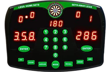 Thomas & Anca Club Supplies Ltd Darts Deluxe Electronic Dart Scorer Electronic Scoreboard For Dart Lovers Xmas Gift Dart Players Man Cave Gift Xmas Gift Present for him