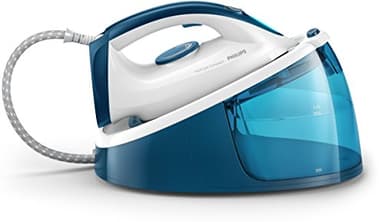 Philips FastCare Compact Steam generator iron - blue/white GC6733/20 FastCare Compact Steam generator iron - blue/white GC6733/20, 2400 W, 5.2 bar, 1.3 L, 230 g/min, 110 g/min, Ceramic