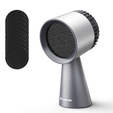 AAOBOSI Desktop Cooker Hood, Mini Household Extractor Fan Kitchen with 3 Wind Speed, Removable and Washable Filter, Large Oil Collection Cup, Portable Extractor Hood for Kitchen,RV,Hot Pot,BBQ