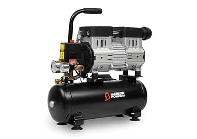 Bimson Power Low Noise Electric Air Compressor - 8 Litre, 750W, 116PSI, Oil Free, 131L/min, 2 Year Warranty, UK 13 Amp, Portable, Lightweight, Ideal for DIY, Workshop, Tradespeople