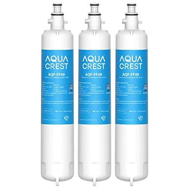 AQUACREST 847200 Fridge Water Filter, Compatible with Fisher & Paykel 847200, RS9120W Activesmart Integrated and More - for Product Codes Starting with 25xxx (3)