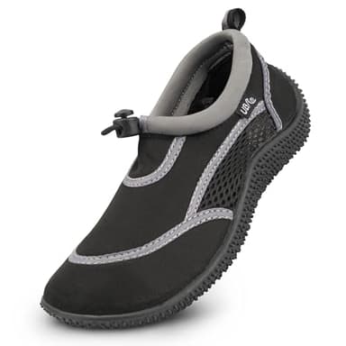 Urban Beach Unisex Kids Mono Toggle Walking Shoe, Black, 1 UK