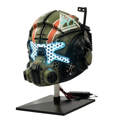 Tcahelly Halloween Cosplay Helmet Advanced J Helmet Deluxe Resin Full Head Mask for Men Cosplay Collector's Edition