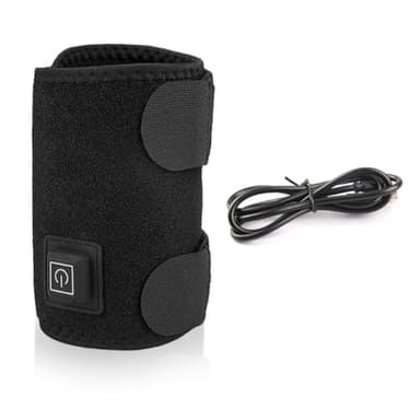 Sknrlko Wrap Elbow Tennis Heating Support Brace Arm Heating Pad Sleeve Electric Elbow Heat Wrap Adjustable 3 Temperature Setting