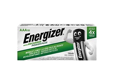 Energizer Rechargeable AAA Batteries, 700mah (Pack of 10)
