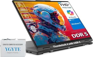 Lenovo 2025 Yoga 7i 2 in 1 Laptop Touchscreen|16" FHD+ 360 Foldable Touch Screen Convertible|Intel Core Ultra 7, 16GB DDR5 RAM 1TB SSD+512GB Portable SSD|Windows 11 Lifetime Office|Backlit|FP