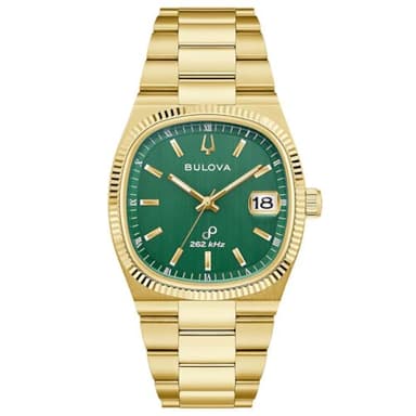 Bulova Men's Analogue Quartz Watch with Stainless Steel Strap 97B237