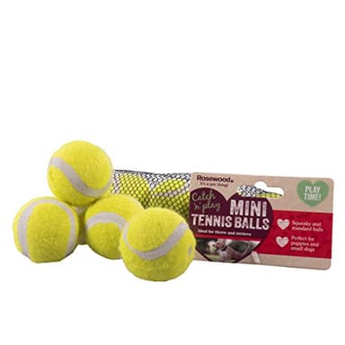 Rosewood MINI ASSORTED TENNIS BALLS FOR DOGS 5PC