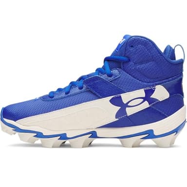 Under Armour Men's Harper 10 Rm Baseball Cleats Sneaker, (401) Royal/Stone/Royal, 8 UK