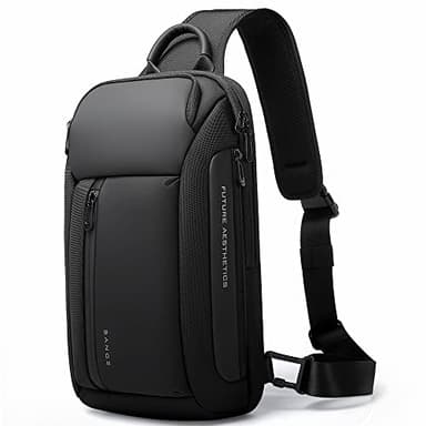 BANGE Sling Bag, Waterproof Men's Chest Bag Shoulder bags Crossbody Sling Backpack for Men Sling Backpacks