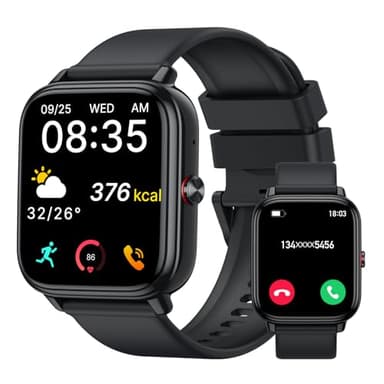 Smart Watch For Men Women, 20 Day Battery Smartwatch 1.83" HD Display Fitness Watch With Bluetooth Calling, Health, Fitness & Sleep Tracker, 112+ Sport Modes, IP68 Waterproof Fitness Tracker