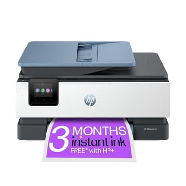 HP OfficeJet Pro 8125e All-in-One Printer | Colour | Printer for Home | Print, Scan, Copy Automatic document feeder| 3 Months of free Instant Ink | Print over VPN Up to 3 years Warranty