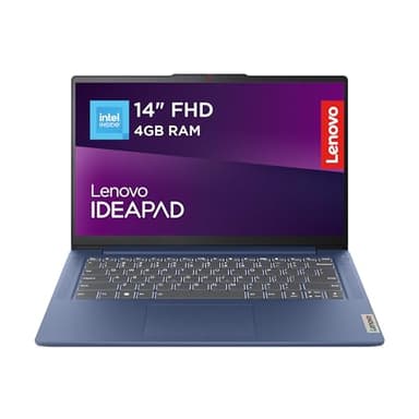 Lenovo IdeaPad Slim 3 | 14 inch Full HD Laptop | Intel N100 | 4GB RAM | 128GB SSD | Windows 11 Home in S mode | Microsoft 365 Personal | Abyss Blue