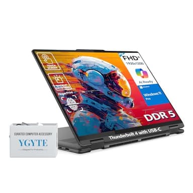 Lenovo Yoga 7i 2 in 1 Laptop Touchscreen, 16" FHD+ 360 Foldable Touch Screen Convertible, Intel Core Ultra 7, Windows 11 Pro, 16GB DDR5 RAM 512GB SSD|Backlit|Fingerprint|YGYTEaccessory