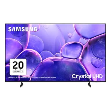 Samsung 43" U8000F, Crystal Processor 4K, 4K Upscaling, Q-Symphony, Knox Security, Metal Stream Design, 2025