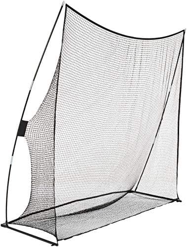 Amazon Basics Portable Driving Practice Golf Net, 2.44 m x 2.44 m, Grey