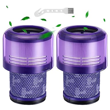 V11 Filters for Dyson -JORAIR Replacement Filter For Dyson V11 Animal/Absolute/Torque Drive/Fluffy/Complete Pro V15 Detect SV14 Cordless Vacuum Cleaner. Compare to Part # DY-970013-02 & 97001302