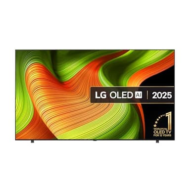 LG OLED83B56LA 83-Inch OLED AI 4K UHD Smart TV, (α8 AI Processor, Dolby Atmos, Freeview Play and Amazon Alexa, 120Hz) [Model 2025]