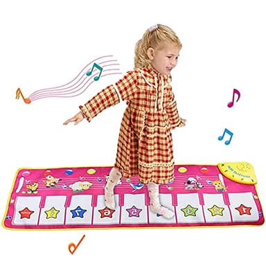 Piano Music Dance Mat, Educational Music Toys for 1-6 Year Old Girls Boys Toddlers Infant Kids Gifts for 2-6 year Old Boys Girls Birthday Present1