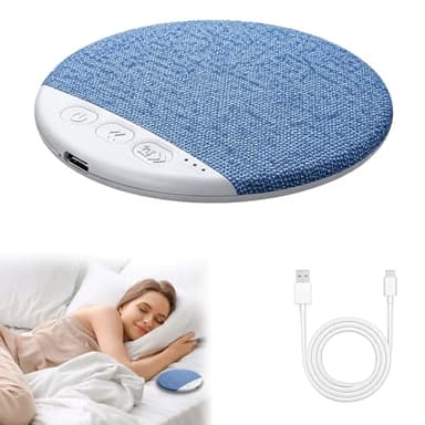 TASBER Pillow Speaker for Sleeping, Ultra-Thin Bluetooth Pillow Speaker, Stable Bluetooth 5.4 & Durable Design, Bone Conduction Under Pillow Speaker for Adult Kids