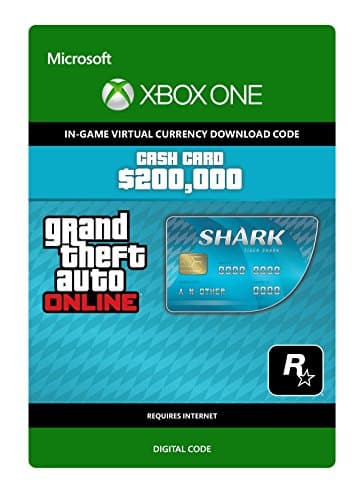 Grand Theft Auto Online | GTA V Tiger Shark Cash Card | 200,000 GTA-Dollars | Xbox One - Download Code