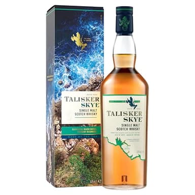 Talisker Skye Single Malt Scotch Whisky | 45.8% vol | 70cl | Smoky Flavour | Citrus Bursts | Perfect for Whisky Lovers | with Gift Box