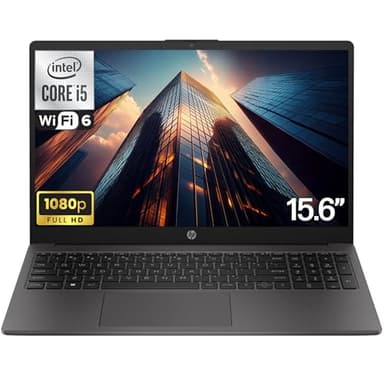 HP 250 255 G10 Business Laptop 15.6" FHD Display, Intel Core i5-1334U (Beats AMD Ryzen 5 7530U) 16GB RAM, 512GB PCIe SSD for Home, Student, Webcam, Numeric Keypad, Windows 11 Pro