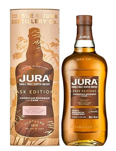 Jura Bourbon Cask Single Malt Scotch Whisky 70cl | Fruity and Balanced 40% vol | More than a Whisky, made by a Scottish Island Community | A Fresh, Fruity Single Malt