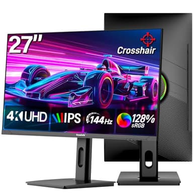27 inch 4K Gaming Monitor, UHD 3840 x 2160p 144HZ PC Computer Monitors IPS Screen for Home & Office, Support HDMI 2.1, DP 1.4