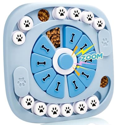 2TRUL Dog Puzzle Toys, Dog Enrichment Toy for Boredom, Interactive Mentally Stimulating lQ Training Puzzle with Treat Dispenser, Gift for Puppy Birthday