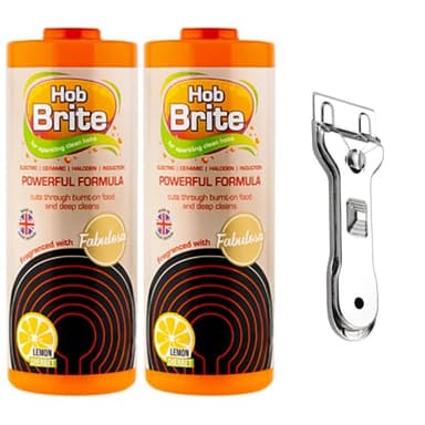 Ceramic, Induction, Electric & Halogen Cooktop Cleaner 500ml + A Gift For You Oven Scraper Tool - Surface Cleaner Set for Stubborn Stains Sold by Zinnia