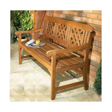 Robert Dyas 3 Seater Garden Bench Hardwood