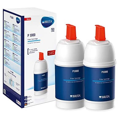 Brita P1000 - Cartuccia filtrante, ricambio originale, per rubinetto da cucina, 2 pezzi