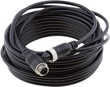 Multibao Car Video 4-Pin Aviation Extension Cable Waterproof Shockproof for CCTV Rearview Camera Truck Trailer Camper Bus Motorhome Vehicle Backup System (2M)