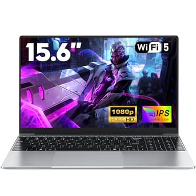 NAIKLULU 15.6 Inch 2026 Gamer Laptop i5-7Y54 Processor (1.2 to 3.2 Ghz), 16GB RAM 1TB SSD Cheap Gaming Laptop Computer with Backlit Keyboard/TF Card/Touchpad/6000Mah/46.2Wh