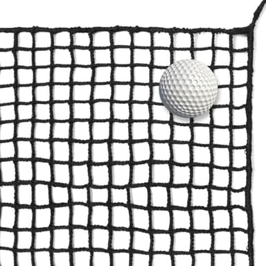 EMEKIAN Golf Practice Net, 400GSM Heavy Duty Golf Ball Hitting Net, Indoor Outdoor Portable Golf Seine Net, Adjustable Protective Net for Backyard, Garden, 10ftx20ft (3mx6m)