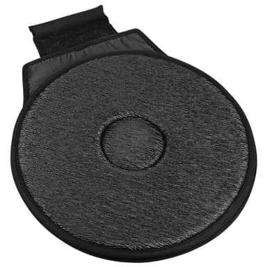 DOITOOL Swivel Car Seat Cushion, 360 Degree Swivel Seat Cushion for Seniors, Black Polyester, 52 x 40 x 3 cm, Universal Fit for Cars