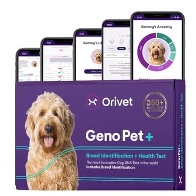 ORIVET GenoPet+ Dog DNA Test | Professional-Grade Breed & Genetic Health Screening | Comprehensive Canine DNA Analysis with Personalised Life Plan