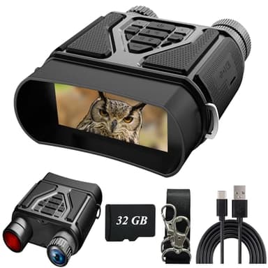 Night Vision Goggles Night Vision Binoculars for Total Darkness,Best Gifts for Men Him Dad Husband Boyfriend, Gear for Hunting and Camping