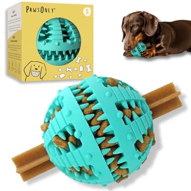 PawsOnly | Interactive Dog Treat Toy for Boredom & Enrichment | Mental Stimulation & Anxiety Relief | Puzzle Feeder | Puppy Brain Training & Entertainment | Keep Them Busy (Small, BLUE)