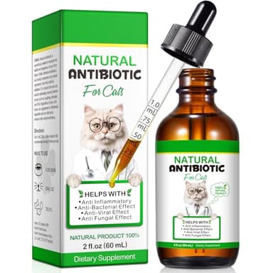 Cat Immune Support Drops – Herbal Liquid Supplement with Echinacea, Honeysuckle & Apple Cider Vinegar | Helps Maintain Normal Immune Function, Skin & Coat Health, and Digestive Comfort | 60ml