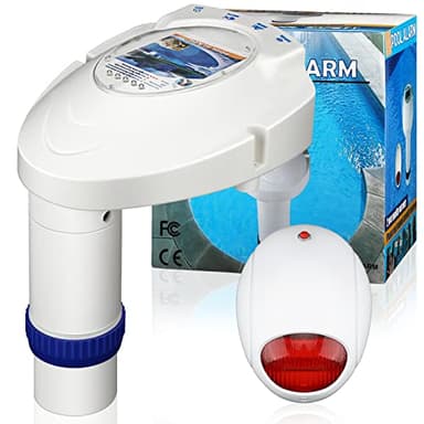 Xuhal Pool Alarm Electronic Monitoring System Pool Monitoring System Motion Sensor for Inground Above Ground Pool Kids Pets Security with Instruction Manual