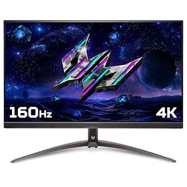 Acer Predator XB273KV3bmiiprfx 27 inch Gaming Monitor - IPS Panel, 3840 x 2160, 160Hz, FreeSync Premium, 1ms, 400 nits, VESA DisplayHDR 400, 95% DCI-P3, DP 1.4, HDMI 2.1, Audio Out, 2x 2W Speakers
