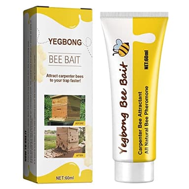 Honey Bee Attractant, Bees Attractant Swarm Commander Lure, Carpenter Bee Trap Lure, Beekeeping Tool,All-Natural Ingredients Beekeeping Supplies, Attract Carpenter Honey Bees To Your Outdoor Hive (1)